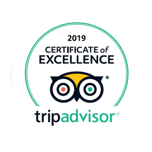 TripAdvisor Certificate of Excellence 2019